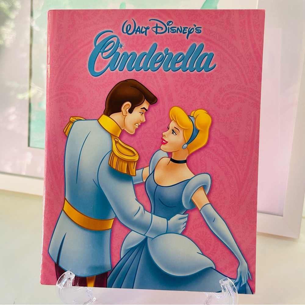 Walt Disney’s Cinderella & Beauty And The Beast Flip Book Paperback 2 Books In 1